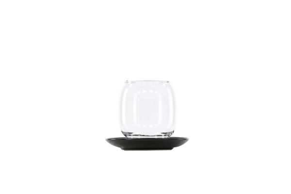 Imagine Archy Lantern - Negru Mat/Sticlă Transparentă - 12*H10cm