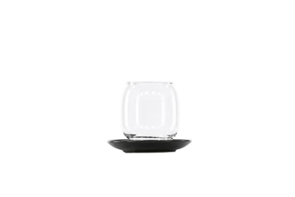 Imagine Archy Lantern - Negru Mat/Sticlă Transparentă - 12*H10cm