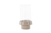 Imagine Davida Lantern -  Beige/ClearGlass -  15*H29cm