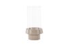 Imagine Davida Lantern -  Beige/ClearGlass -  15*H29cm