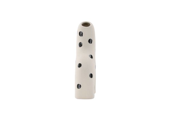 Imagine 

Aya Vase - White/Black Dots - 9*4*16Hcm