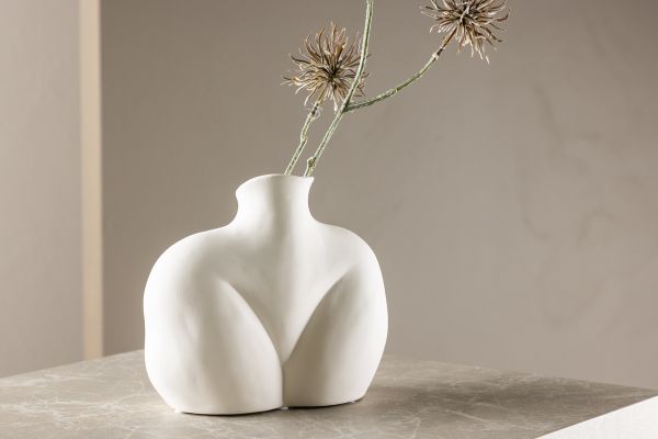 Imagine Harvey Vase - Crema - 17*10*15Hcm