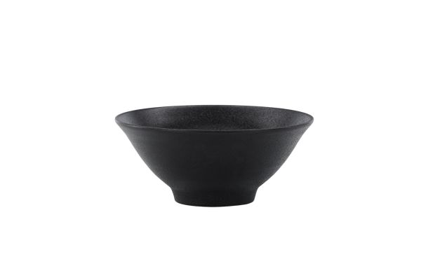 Imagine Pachet de 2 boluri Wabi Sabi - negru mat - 18*8cm