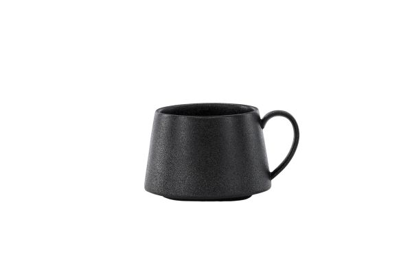 Imagine Setul de 2 căni de cafea Wabi Sabi - Negru Mat - 8*7H*10 cm