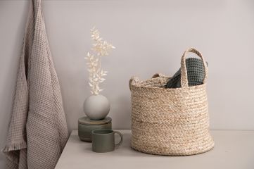 Imagine Cosul Bhopal Jute - 28*ø35-  -Rotund-Alb