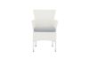 Imagine Malina Diningchair 2-pack Alumnium - White / Wicker