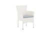 Imagine Malina Diningchair 2-pack Alumnium - White / Wicker