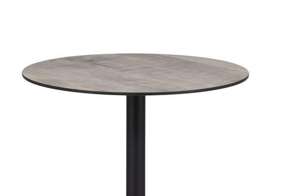 Imagine Milano Bartable Steel - Negru / Rotund ø70