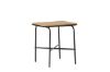 Imagine Please fully translate Holmbeck Cafetable Steel - Black / Rectangular 55*70*74