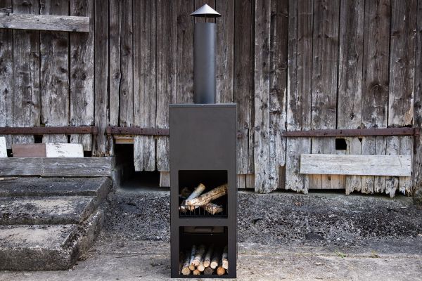 Imagine Makarima Firepit Steel - Black