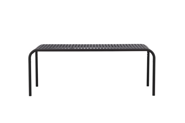 Imagine Te rog să traduci complet "Borneo Diningtable Aluminium - Black / Rectangular 100*200"