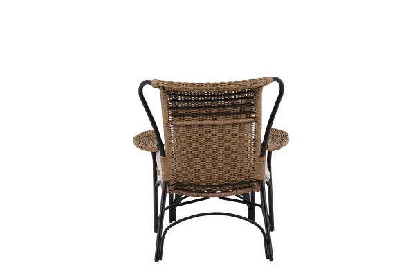 Imagine Traduceți complet Loreto Loungechair Black - Nature Rattan