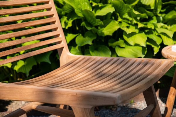 Imagine Fotoliu de lounge Ribbon Teak - Nature