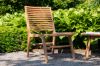 Imagine Fotoliu de lounge Ribbon Teak - Nature