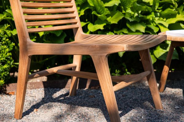 Imagine Fotoliu de lounge Ribbon Teak - Nature