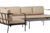 Imagine Pehnna Corner Loungeset Steel - Black / Sand