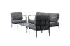 Imagine Pehnna Sofaset Loungeset Steel - Negru / Gri închis