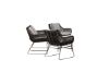 Imagine Davao Loungeset Steel - Dark grey / Brown