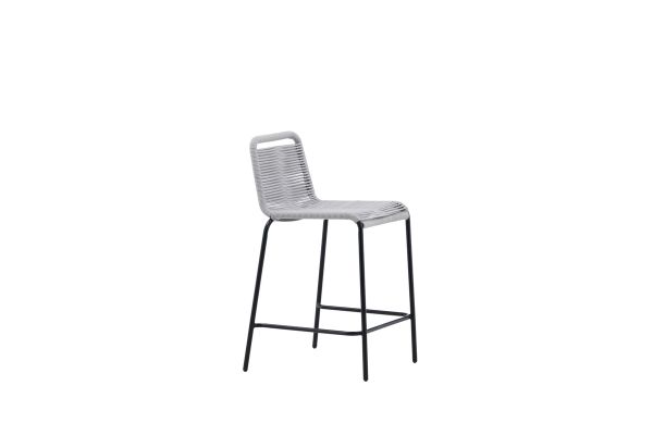 Imagine Vă rugăm să traduceți complet Lindos Barchair 2-pack Steel - Negru / Gri Deschis