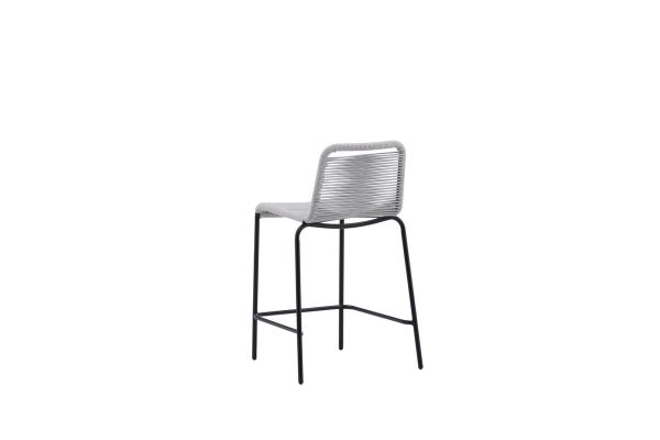 Imagine Vă rugăm să traduceți complet Lindos Barchair 2-pack Steel - Negru / Gri Deschis