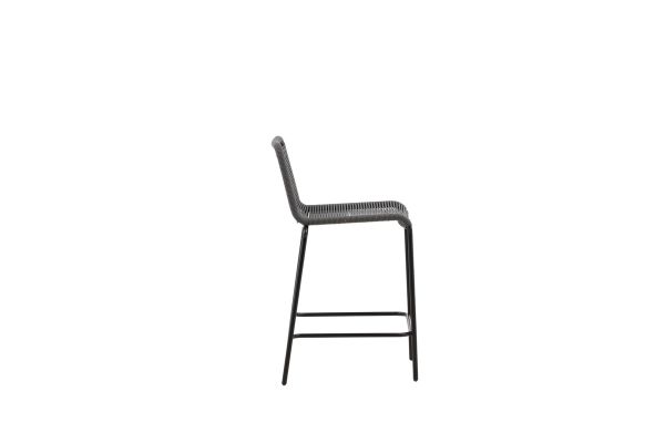 Imagine Vă rugăm să traduceți complet Lindos Barchair 2-pack Steel - Black / Dark Grey