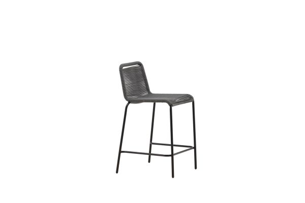 Imagine Vă rugăm să traduceți complet Lindos Barchair 2-pack Steel - Black / Dark Grey