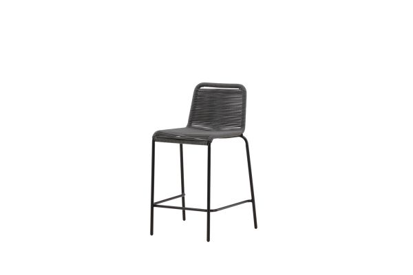 Imagine Vă rugăm să traduceți complet Lindos Barchair 2-pack Steel - Black / Dark Grey