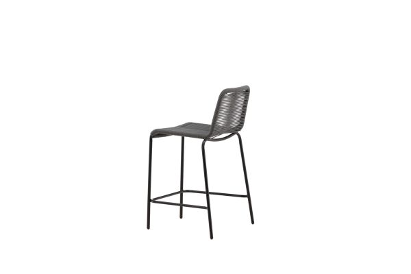 Imagine Vă rugăm să traduceți complet Lindos Barchair 2-pack Steel - Black / Dark Grey