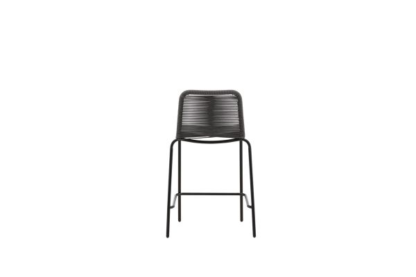 Imagine Vă rugăm să traduceți complet Lindos Barchair 2-pack Steel - Black / Dark Grey