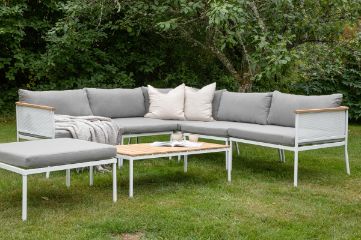 Imagine Va rugam sa traduceti complet Nettan Loungeset Steel - Albastru deschis / Gri deschis