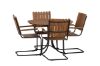 Imagine Vă rugăm să traduceți complet Holmsund Diningset Steel - Black / Nature