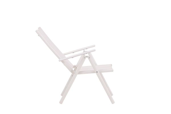 Imagine Vă rugăm să traduceţi integral Break Diningchair 2-pack Aluminiu - Alb / Textilenă