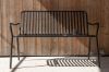 Imagine Peking Bench/sofa Aluminium - Black /