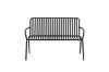 Imagine Peking Bench/sofa Aluminium - Black /