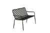 Imagine Peking Bench/sofa Aluminium - Black /