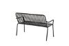 Imagine Peking Bench/sofa Aluminium - Black /