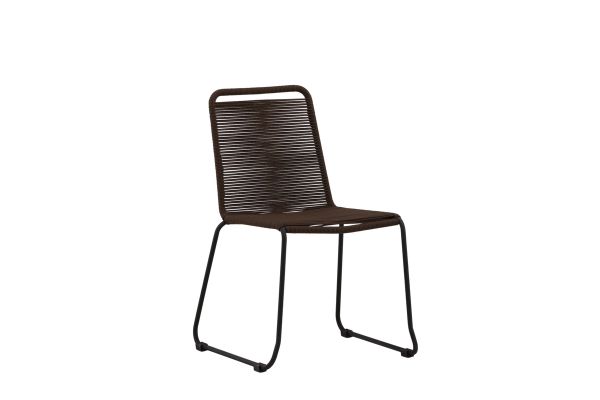 Imagine Lindos Diningchair 2-pack Aluminium - Negru /