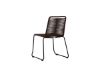 Imagine Lindos Diningchair 2-pack Aluminium - Negru /