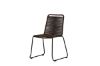 Imagine Lindos Diningchair 2-pack Aluminium - Negru /