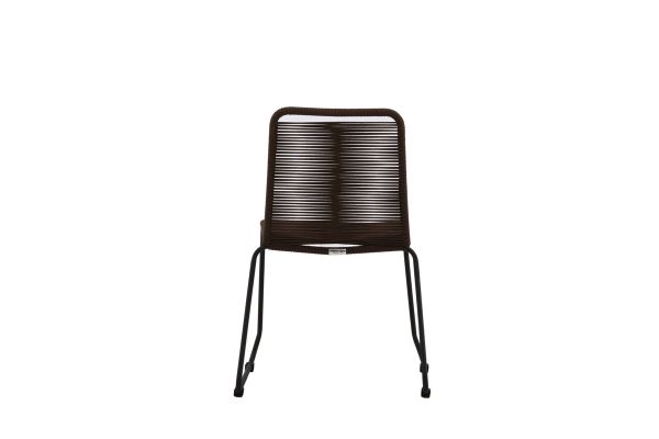 Imagine Lindos Diningchair 2-pack Aluminium - Negru /