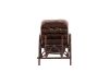 Imagine Nella Sunbed Rattan - Dark walnut / Beige