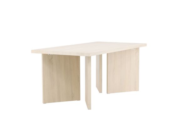 Imagine Masa de dining Bassholmen 90x180 cm - Alb-washed /