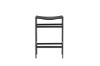 Imagine Polly Bar Chair 2-pack - Black / Black Rope