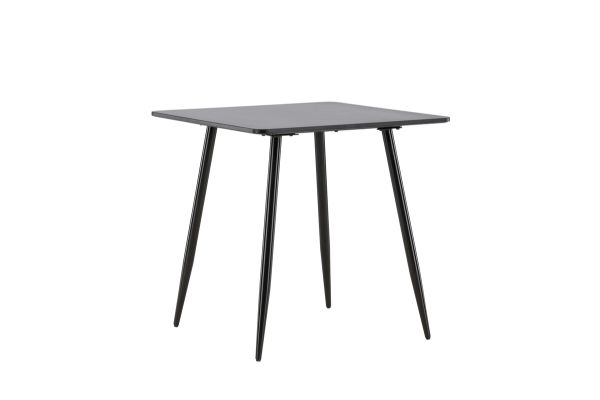 Imagine Masa de dining Polar de 75x75 cm - Negru / Negru