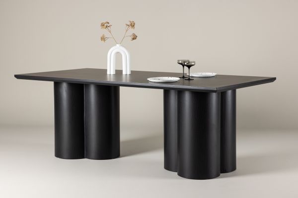 Imagine Masa de dining Olivia 100x210 cm - Negru