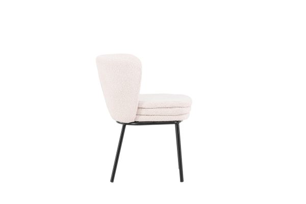 Imagine Agnes  Dining Chair 2-pack - Black  / White Boucle