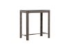 Imagine Masa de bar Alo Bartable Steel - Grey Wicker Rectangular 60.5