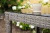 Imagine Masa de bar Alo Bartable Steel - Grey Wicker Rectangular 60.5