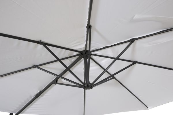 Imagine Leeds Umbrella 3m - Negru/Alb