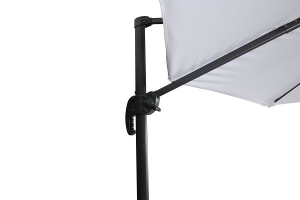 Imagine Leeds Umbrella 3m - Negru/Alb